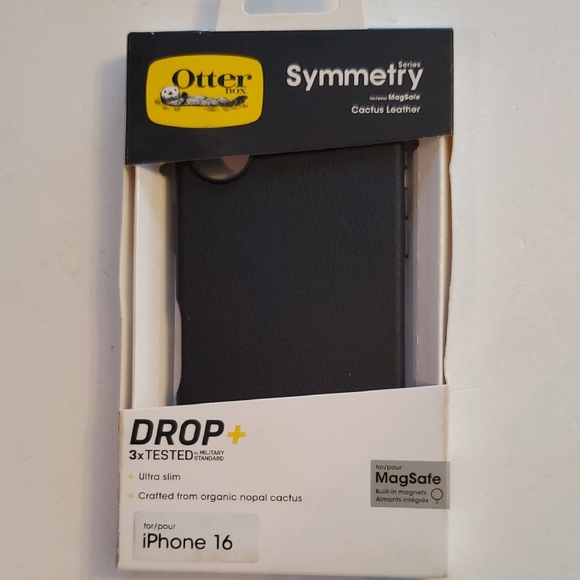 OtterBox Black Symmetry Series Case with DROP+ Protection - Picture 1 of 6